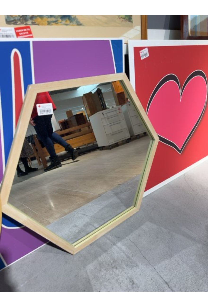 Spejl sekskantet